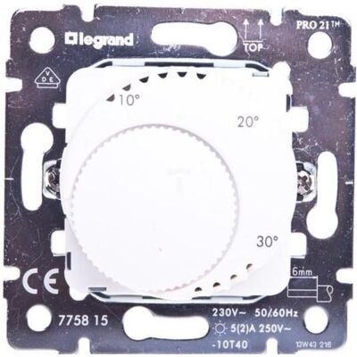 Legrand PRO21 Raum-Uw 775815 Thermostat-Einsatz Wechselkont., Thermostat, Weiss Legrand PRO21 Raum-Uw 775815 Thermostat-Einsatz Wechselkont., Thermostat, Weiss