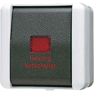 Jung 806 HW - Heizung-Notschalter - Aufputz, 250V, 10AX Jung 806 HW - Heizung-Notschalter - Aufputz, 250V, 10AX