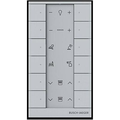 Busch-Jaeger SB-F-12.0.11-83, Thermostat, Silber Busch-Jaeger SB-F-12.0.11-83, Thermostat, Silber