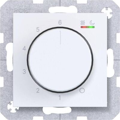 Hager TEMP.REGLER 230V/15W,HEIZEN/KÜ / HAGERS WAN5011WM BERKER AX/ WAN5011WM, Thermostat Hager TEMP.REGLER 230V/15W,HEIZEN/KÜ / HAGERS WAN5011WM BERKER AX/ WAN5011WM, Thermostat