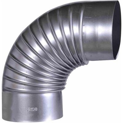 FireFix, Zubehör Kerzen + Kamin, A150/B FAL Bogen 90°, starr, ø 150 mm-Ofenrohre aus Stahlblech, 0,6 mm stark, konisch einste FireFix, Zubehör Kerzen + Kamin, A150/B FAL Bogen 90°, starr, ø 150 mm-Ofenrohre aus Stahlblech, 0,6 mm stark, konisch einste