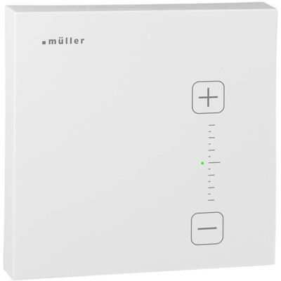 Müller KNX 24705 Raumklimaregler, Luftgüte-Temperatur-Feuchte-Sensor GS 41.12, Thermostat, Weiss Müller KNX 24705 Raumklimaregler, Luftgüte-Temperatur-Feuchte-Sensor GS 41.12, Thermostat, Weiss