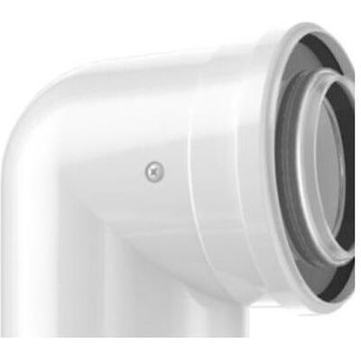 Bosch Modell DN80/125 Rohrverbindung - 87° Biegung - Abgasanschluss Bosch Modell DN80/125 Rohrverbindung - 87° Biegung - Abgasanschluss