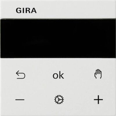 Gira 539327 S3000 RTR Display System 55, Thermostat, Weiss Gira 539327 S3000 RTR Display System 55, Thermostat, Weiss