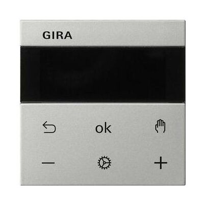 Gira RTR Display Edelstahl 5393600 (5393600), Thermostat, Silber Gira RTR Display Edelstahl 5393600 (5393600), Thermostat, Silber
