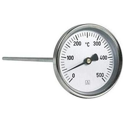 Afriso Termometr bimetaliczny do pomiaru temperatury spalin RT 80, fi80 mm, L 150 mm, 0÷300°C, ax, kl. 2, Thermometer + Hygrometer Afriso Termometr bimetaliczny do pomiaru temperatury spalin RT 80, fi80 mm, L 150 mm, 0÷300°C, ax, kl. 2, Thermometer + Hygrometer