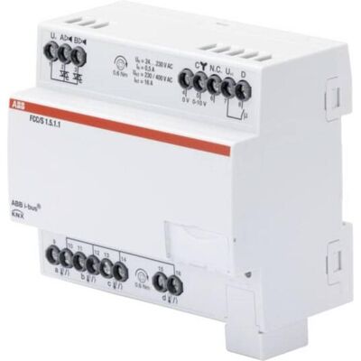 ABB FCC/S1.5.1.1 - Lüftungs- und Heizungsregelgerät - KNX, 4 Eingänge, 4 Ausgänge ABB FCC/S1.5.1.1 - Lüftungs- und Heizungsregelgerät - KNX, 4 Eingänge, 4 Ausgänge
