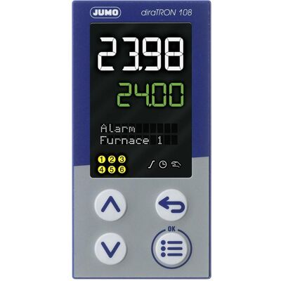 Jumo 702112/8-0000-23/000, Thermostat, Schwarz Jumo 702112/8-0000-23/000, Thermostat, Schwarz
