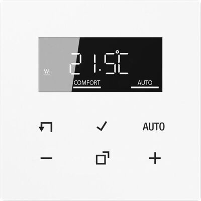 Jung Alpinweiß Bluetooth Thermostat - Heizungssteuerung Jung Alpinweiß Bluetooth Thermostat - Heizungssteuerung