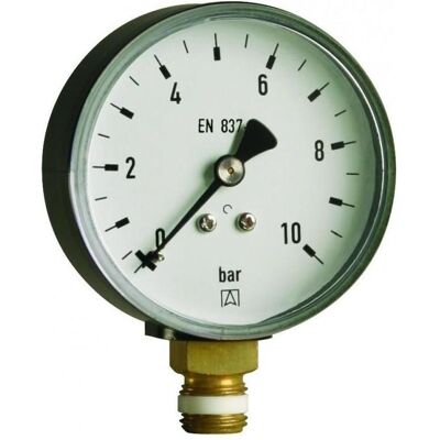 Afriso, Zubehör Sanitärinstallation, Vertical heating manometer RF 80 RAD fi 80mm 0-10 bar 1/2 " rad class 2.5 63 564 Afriso, Zubehör Sanitärinstallation, Vertical heating manometer RF 80 RAD fi 80mm 0-10 bar 1/2 " rad class 2.5 63 564
