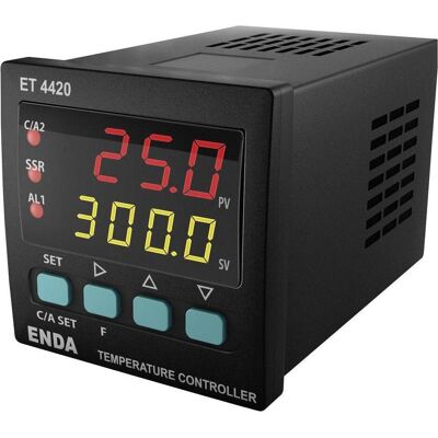 Enda ET PID Temperaturregler ET4420-230-RS (L x B) 48 mm x 48 mm, Thermostat Enda ET PID Temperaturregler ET4420-230-RS (L x B) 48 mm x 48 mm, Thermostat