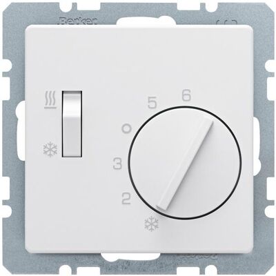 Berker 20296089 Thermostat - Temperaturbereich 5-30°C - Schalter Heizen/Kühlen Berker 20296089 Thermostat - Temperaturbereich 5-30°C - Schalter Heizen/Kühlen