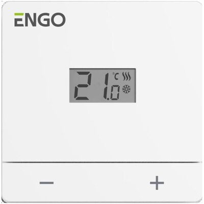 Engo Weiß Kabelgebundener Temperaturreglerer - 230V Thermostat Engo Weiß Kabelgebundener Temperaturreglerer - 230V Thermostat