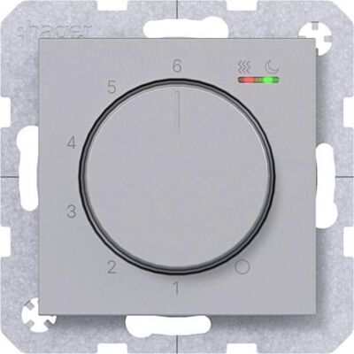 Hager WAN5011TA Temperaturregler 1 St., Thermostat, Weiss Hager WAN5011TA Temperaturregler 1 St., Thermostat, Weiss