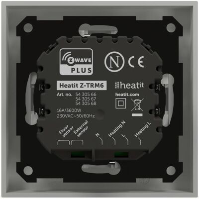 Heatit Z-TRM6 3600W, Thermostat, Weiss Heatit Z-TRM6 3600W, Thermostat, Weiss