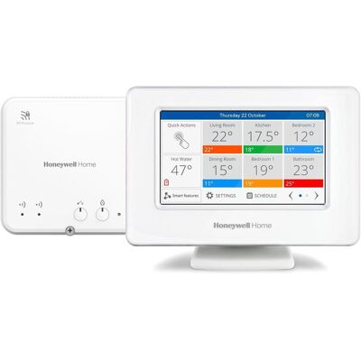 Honeywell Heizkörperthermostat-Set evohome EVO-HOUSE, Thermostat, Weiss Honeywell Heizkörperthermostat-Set evohome EVO-HOUSE, Thermostat, Weiss