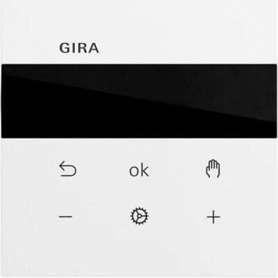Gira 539470 Raumregler 1 St., Thermostat, Weiss Gira 539470 Raumregler 1 St., Thermostat, Weiss