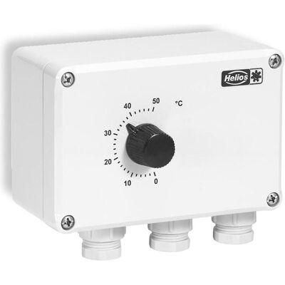 Helios HELI TME 4 Elektronischer Thermostat 4-stufig IP54 6A, Thermostat, Grau Helios HELI TME 4 Elektronischer Thermostat 4-stufig IP54 6A, Thermostat, Grau