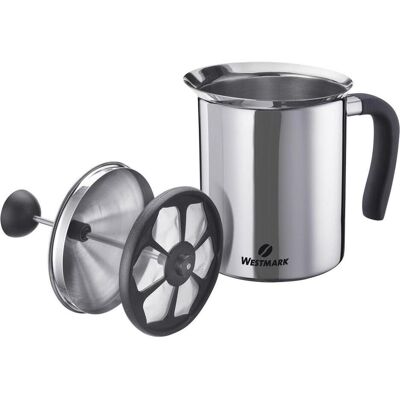 Westmark Melkopschuimer Brasilia 800 ml, Milchaufschäumer, Schwarz, Silber Westmark Melkopschuimer Brasilia 800 ml, Milchaufschäumer, Schwarz, Silber