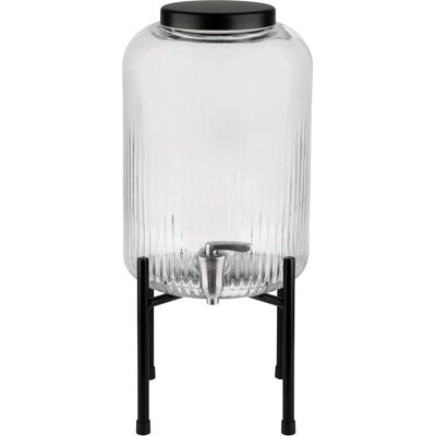 APS Getränkespender "INDUSTRIAL", Getränkespender, Transparent, Schwarz APS Getränkespender "INDUSTRIAL", Getränkespender, Transparent, Schwarz