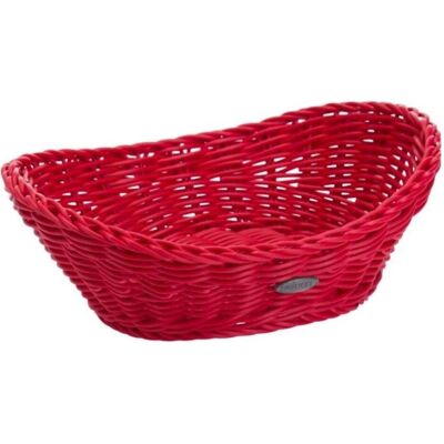 Westmark Korb oval, r-rot, 23.5x18x6/8cm, Brotaufbewahrung, Rot Westmark Korb oval, r-rot, 23.5x18x6/8cm, Brotaufbewahrung, Rot