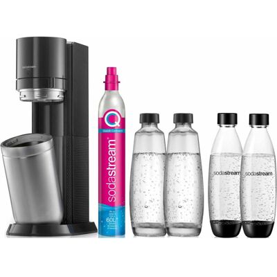 SodaStream Duo Megapack XL, Wassersprudler, Schwarz SodaStream Duo Megapack XL, Wassersprudler, Schwarz