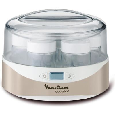 Moulinex Yogurteo Yogurt- und Eismaschine (YG231E), Fun Kitchen, Silber Moulinex Yogurteo Yogurt- und Eismaschine (YG231E), Fun Kitchen, Silber