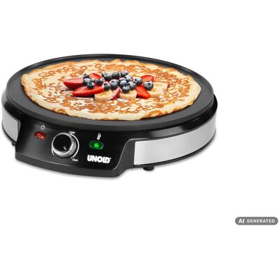 Unold 48156 Crêpes Maker Cecille, Fun Kitchen, Schwarz Unold 48156 Crêpes Maker Cecille, Fun Kitchen, Schwarz