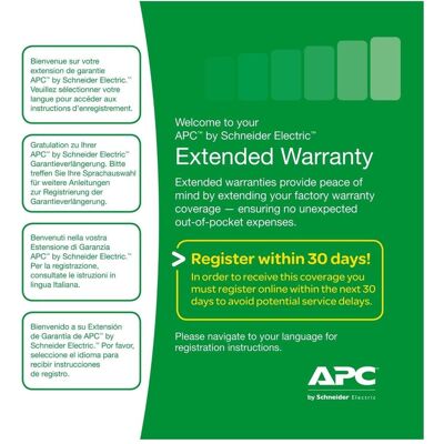APC 1YR EXTENDED WARRANTY FOR (1), USV Zubehör APC 1YR EXTENDED WARRANTY FOR (1), USV Zubehör