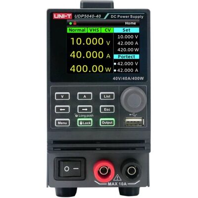 Uni-T UDP5040-40 Labornetzgerät, einstellbar 0 - 40 0 mA - 40 A 400 W USB-Host, Labornetzgerät Uni-T UDP5040-40 Labornetzgerät, einstellbar 0 - 40 0 mA - 40 A 400 W USB-Host, Labornetzgerät