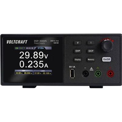 Voltcraft DSP-30005 Labornetzgerät, Festspannung 0 - 300 V 5 A (max.) 500 W USB, Labornetzgerät Voltcraft DSP-30005 Labornetzgerät, Festspannung 0 - 300 V 5 A (max.) 500 W USB, Labornetzgerät