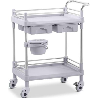 Steinberg Laborbedarf, Laborwagen Aufbewahrungswagen Labor Rollwagen 2 Ablagen 2 Fächer 40 kg Steinberg Laborbedarf, Laborwagen Aufbewahrungswagen Labor Rollwagen 2 Ablagen 2 Fächer 40 kg