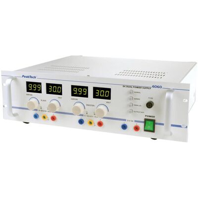 Peaktech Labornetzgerät 3 Kan....30 VDC VDC 10 A /...30 VDC VDC 10 A /...5 VDC VDC ( 6060), Labornetzgerät Peaktech Labornetzgerät 3 Kan....30 VDC VDC 10 A /...30 VDC VDC 10 A /...5 VDC VDC ( 6060), Labornetzgerät
