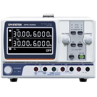 GW Instek GPE-3060 Labornetzgerät, einstellbar 0 - 30 V 0 - 6 A 385 W Anzahl, Labornetzgerät, Schwarz GW Instek GPE-3060 Labornetzgerät, einstellbar 0 - 30 V 0 - 6 A 385 W Anzahl, Labornetzgerät, Schwarz