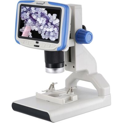 Levenhuk Rainbow DM500 Digitales Mikroskop, grau/blau Levenhuk Rainbow DM500 Digitales Mikroskop, grau/blau