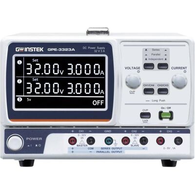 GW Instek GPE-3323A 217 W Dreikanal Liner DC-Netzteil Labornetzgerät, einstellba, Labornetzgerät GW Instek GPE-3323A 217 W Dreikanal Liner DC-Netzteil Labornetzgerät, einstellba, Labornetzgerät