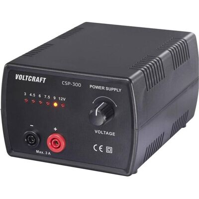 Voltcraft CSP-300 Labornetzgerät, einstellbar 3 V, 4.5 V, 6 V, 7.5 V, 9 V, 12 V, Labornetzgerät Voltcraft CSP-300 Labornetzgerät, einstellbar 3 V, 4.5 V, 6 V, 7.5 V, 9 V, 12 V, Labornetzgerät