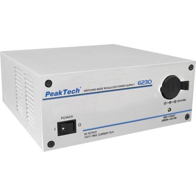 Peaktech 6230 Schaltnetzteil für Funkausrüstungen, 10, Labornetzgerät, Schwarz Peaktech 6230 Schaltnetzteil für Funkausrüstungen, 10, Labornetzgerät, Schwarz