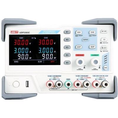 Uni-T Labornetzteil UDP3303C, 3-Kanal, RS232, 0...30 V, 0...3 A, 195 W, Labornetzgerät Uni-T Labornetzteil UDP3303C, 3-Kanal, RS232, 0...30 V, 0...3 A, 195 W, Labornetzgerät