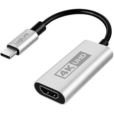 LogiLink Prüfen (HDMI, 15 cm), Data + Video Adapter, Schwarz, Grau LogiLink Prüfen (HDMI, 15 cm), Data + Video Adapter, Schwarz, Grau