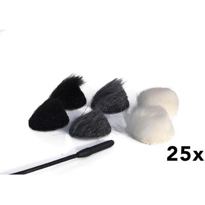 Rycote 25 X MIX COLOURS U/COVERS PK - (Fell), Mikrofon Windschutz Rycote 25 X MIX COLOURS U/COVERS PK - (Fell), Mikrofon Windschutz