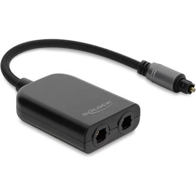 Delock S/PDIF TOSLINK Splitter 1 In 2 Out (84961), Switch Box Delock S/PDIF TOSLINK Splitter 1 In 2 Out (84961), Switch Box