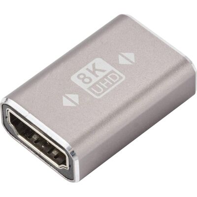 SpeaKa Professional SP-11301992 HDMI Adapter (1x HDMI-Buchse - 1x HDMI-Buchse) G (HDMI), Data + Video Adapter, Grau SpeaKa Professional SP-11301992 HDMI Adapter (1x HDMI-Buchse - 1x HDMI-Buchse) G (HDMI), Data + Video Adapter, Grau