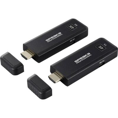 SpeaKa Professional SP-TR-450 HDMI-Funkübertragung Set 50 m 30 Hz 3840 x 2160 Pixel integrierte, Switch Box SpeaKa Professional SP-TR-450 HDMI-Funkübertragung Set 50 m 30 Hz 3840 x 2160 Pixel integrierte, Switch Box