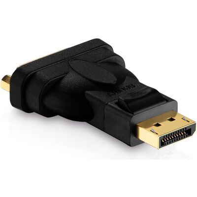 Purelink DP zu (DVI, 4 cm), Data + Video Adapter, Schwarz Purelink DP zu (DVI, 4 cm), Data + Video Adapter, Schwarz