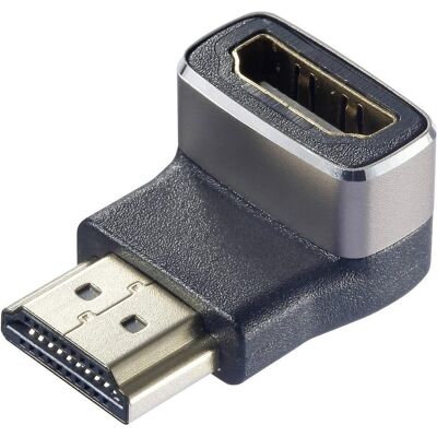 SpeaKa Professional SP-11306836 HDMI Adapter (1x HDMI-Stecker - 1x HDMI-Buchse), Data + Video Adapter, Silber, Schwarz SpeaKa Professional SP-11306836 HDMI Adapter (1x HDMI-Stecker - 1x HDMI-Buchse), Data + Video Adapter, Silber, Schwarz