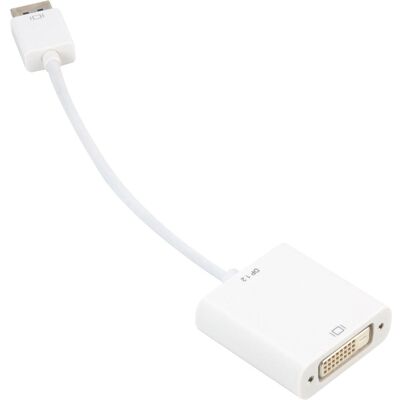Sharkoon DisplayPort zu DVI-D Adapter - 15cm Weiß Sharkoon DisplayPort zu DVI-D Adapter - 15cm Weiß