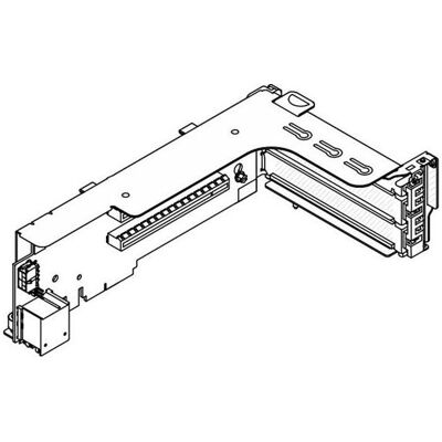 IBM ISG ThinkSystem SR650 V3 x16/x16/E PCIe Gen5 Riser 1/2 Option Kit v2, Server Zubehör IBM ISG ThinkSystem SR650 V3 x16/x16/E PCIe Gen5 Riser 1/2 Option Kit v2, Server Zubehör