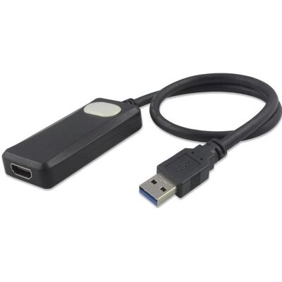 Aten PremiumCord USB 3.0 adaptÃr na HDMI se zvukem (HDMI), Data + Video Adapter, Schwarz Aten PremiumCord USB 3.0 adaptÃr na HDMI se zvukem (HDMI), Data + Video Adapter, Schwarz