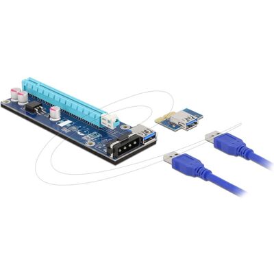 Delock 41430 Schnittstellenkarte/Adapter Eingebaut PCIe, USB 3.2 Gen 1 (3.1 Gen 1), Kontrollerkarte Delock 41430 Schnittstellenkarte/Adapter Eingebaut PCIe, USB 3.2 Gen 1 (3.1 Gen 1), Kontrollerkarte